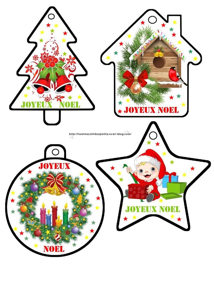Etiquettes Joyeux Noel Le Blog De Nounoucoindespetits