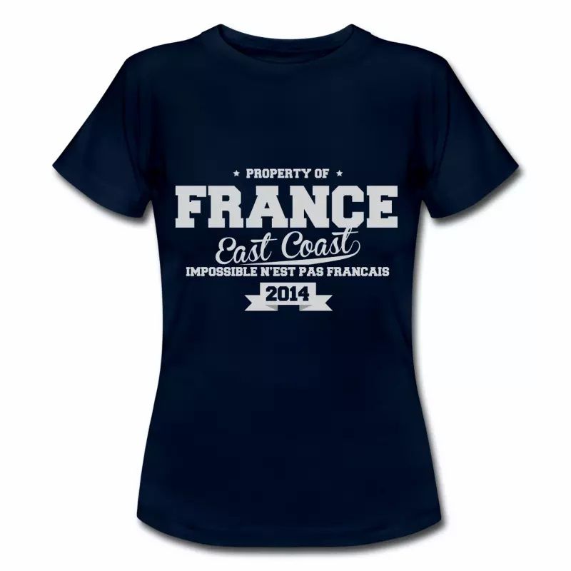 T shirt France East Coast Property FBM