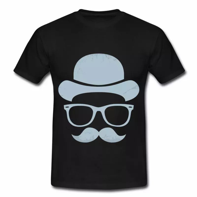 T shirt France Chapeau lunettes et moustache HNR