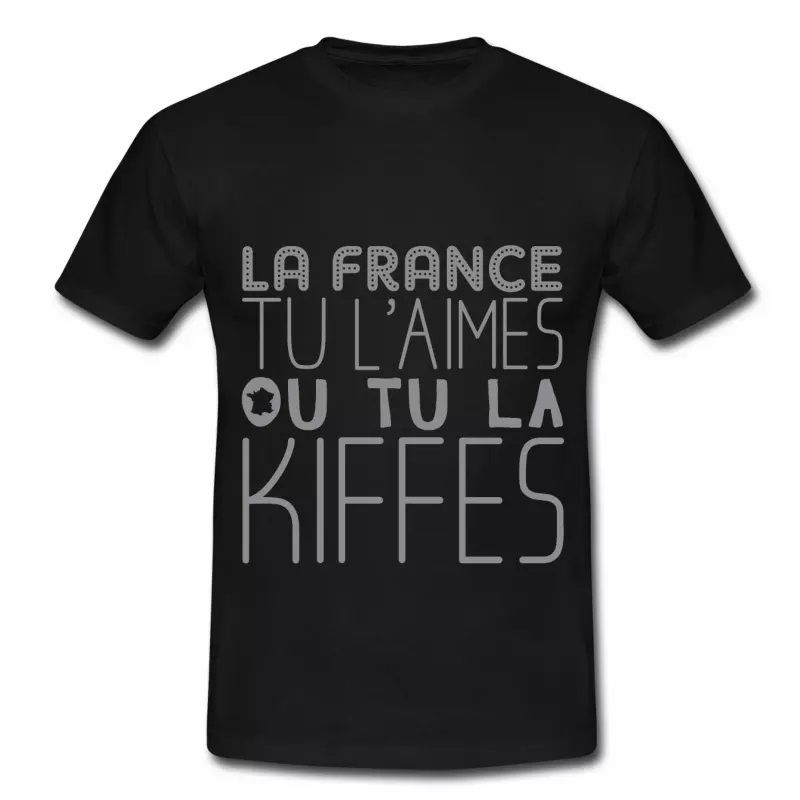 T shirt France tu l'aimes ou tu la kiffes HNR