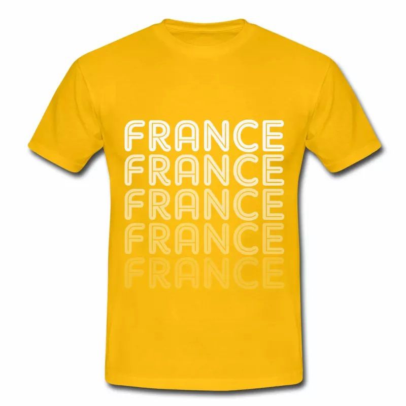 T shirt France Logo en dégradé HJN