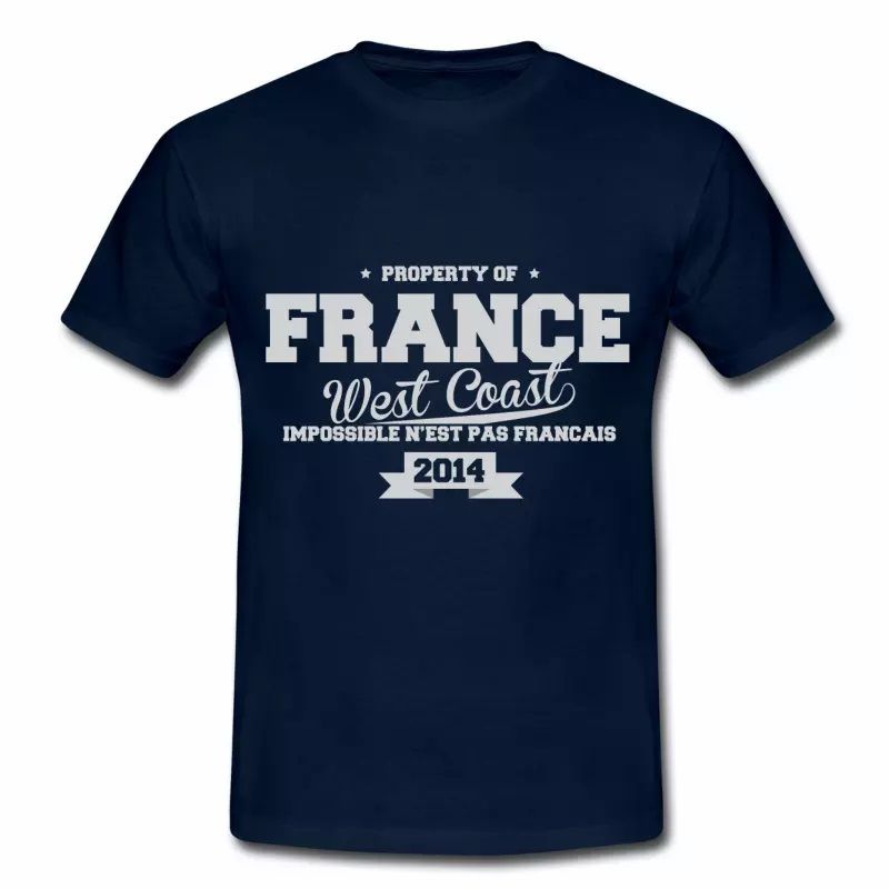 T-Shirt France West Coast BM