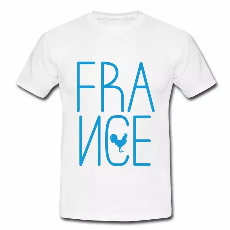 T shirt France Logo et coq français HBL