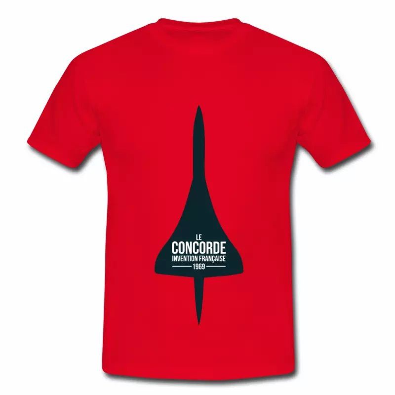 T shirt France Concorde invention française HRG