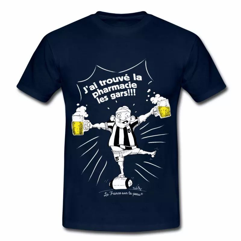 T-shirt Humour Rugbyman & Bières BM