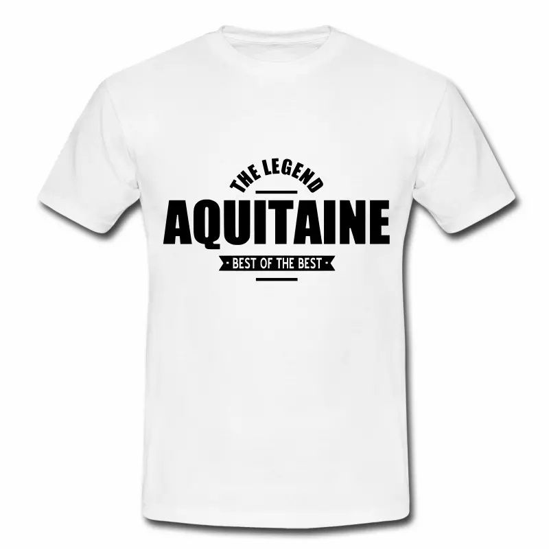 T Shirt Aquitaine blanc homme The Legend