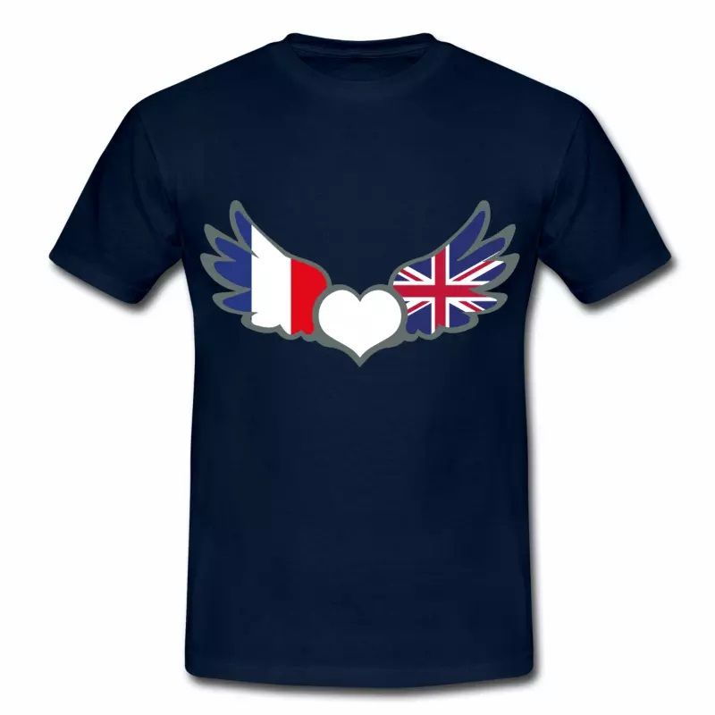 T-shirt Drapeaux France Royaume-Uni BM