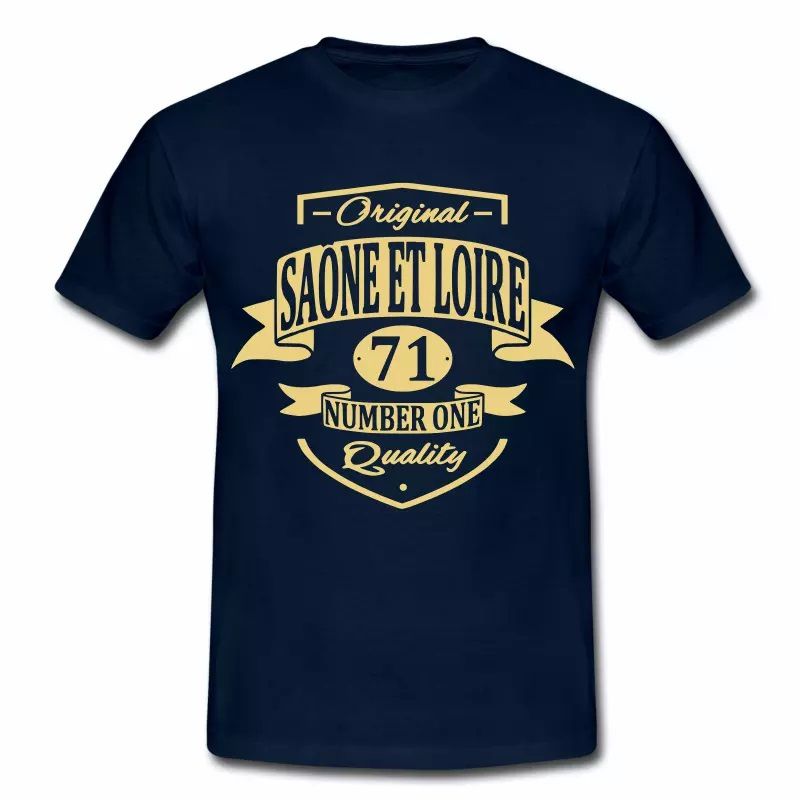 T Shirt Bourgogne Saône Et Loire 71 Original Quality HBM