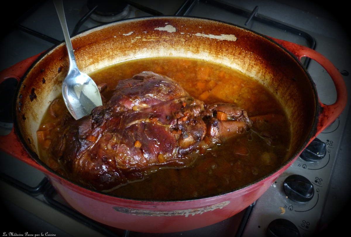 Gigot d'agneau "à la cuiller" - La Médecine Passe Par La Cuisine