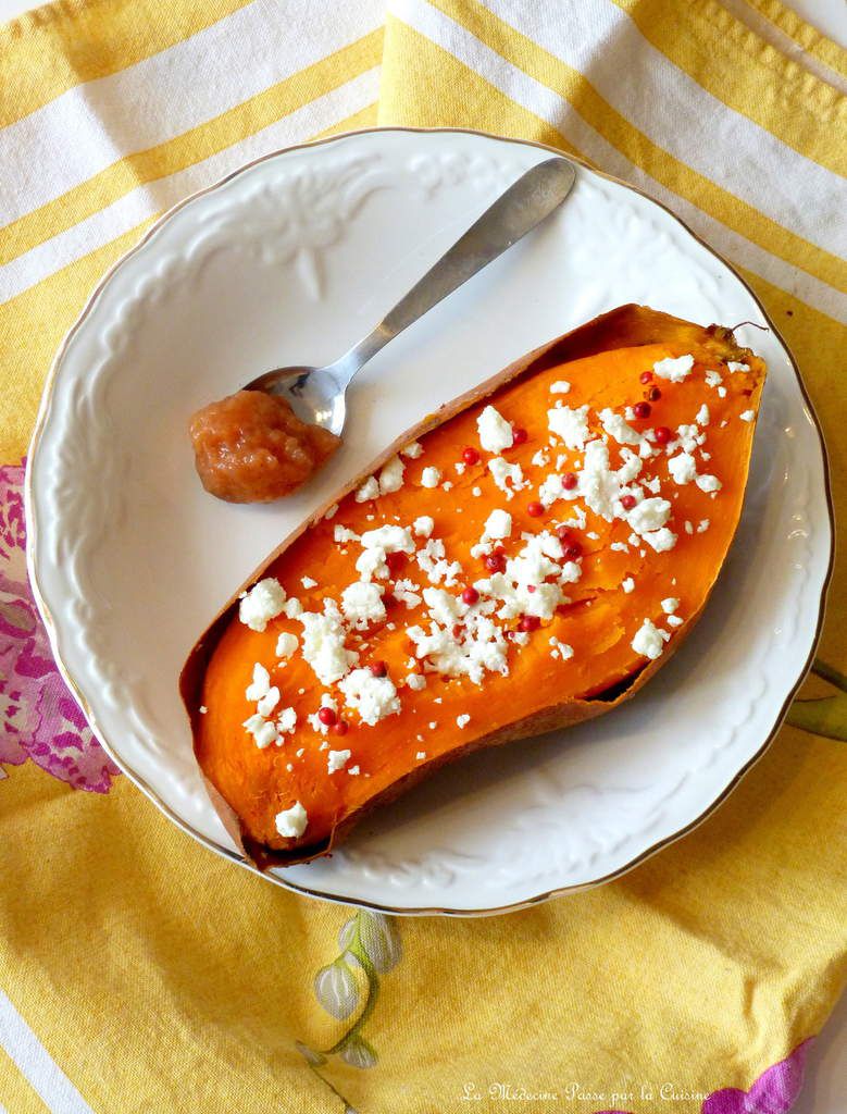 Patate douce rôtie au four toute simple - La Médecine Passe Par La Cuisine