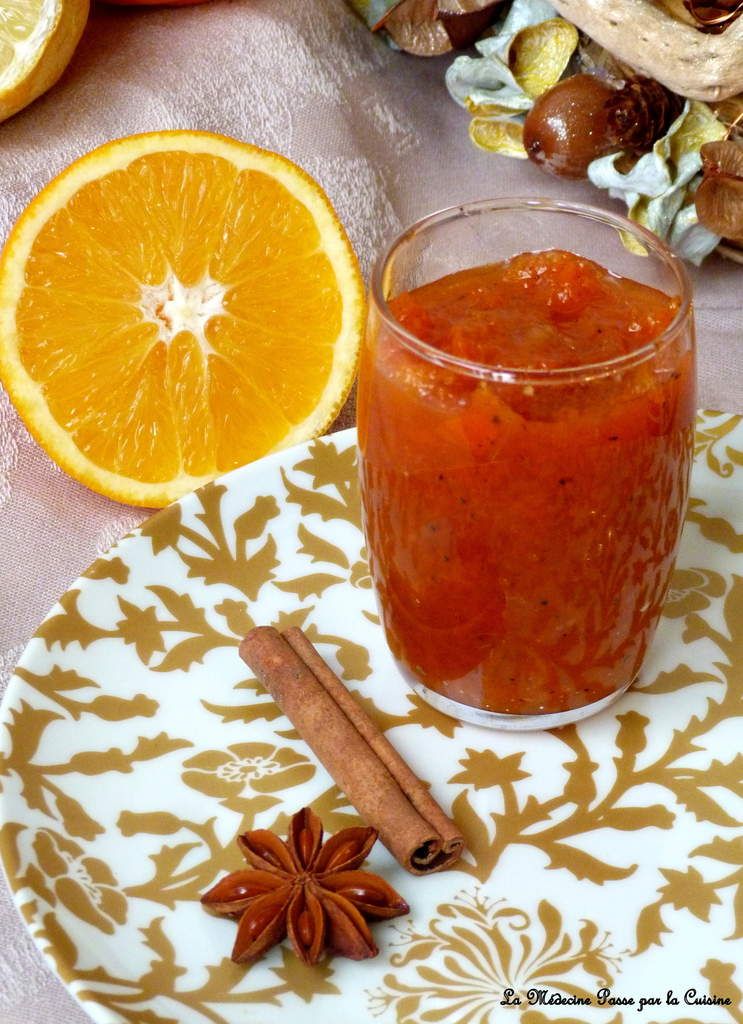 Confiture De Potiron Aux Epices Pour Noel La Medecine Passe Par