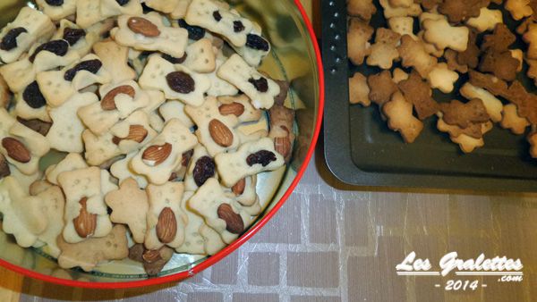 Recette : Biscuit oursons de Noël aux fruits secs