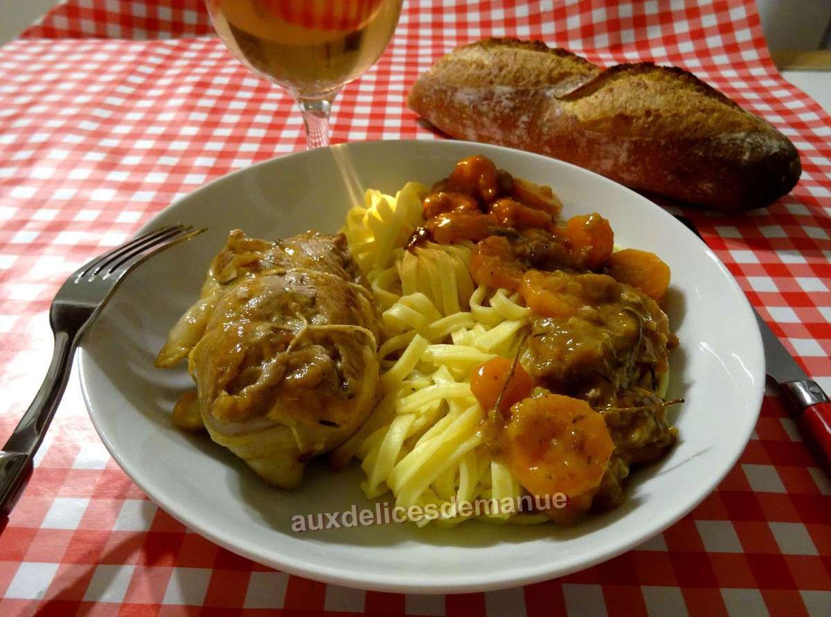 Paupiettes de veau aux carottes épicées et poiré au Cookéo ou pas ...