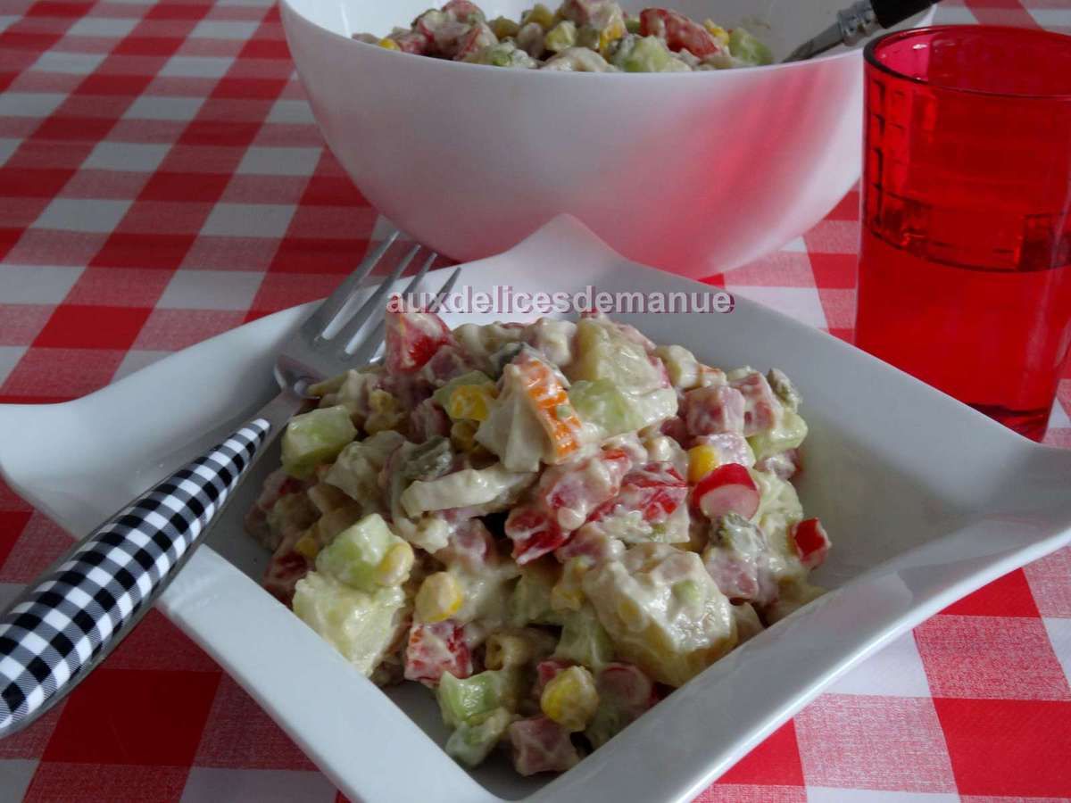 salade pommes de terre salade gourmande salade légère légumes