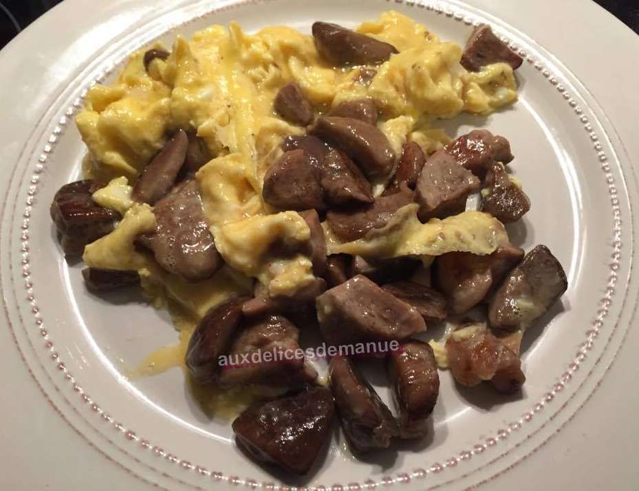 œufs - omelette - cèpes - omelette aux cèpes