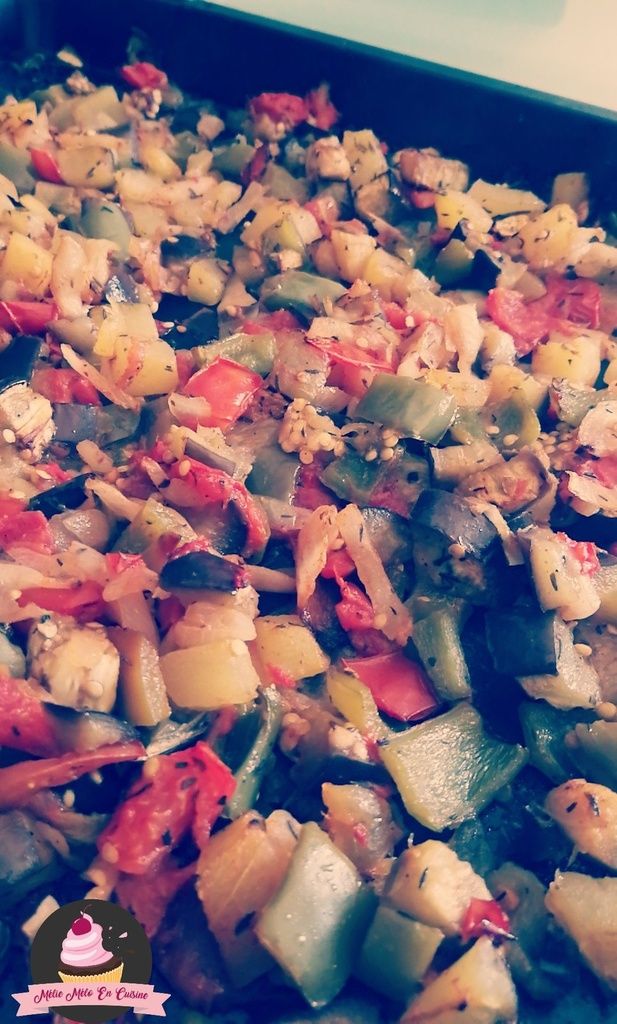 ratatouille, légumes, légumes au four