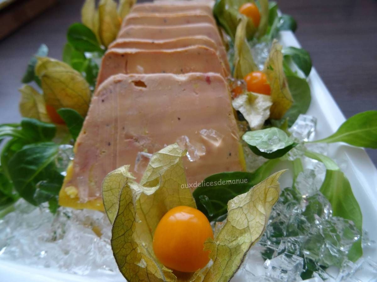 Présentation foie gras Noël 2018 - auxdelicesdemanue