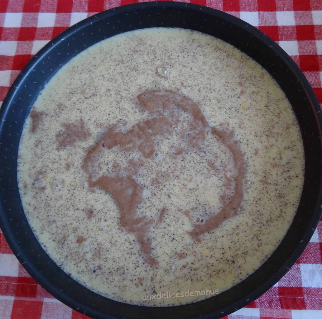 Gateau Impossible Chocolat Vanille Auxdelicesdemanue