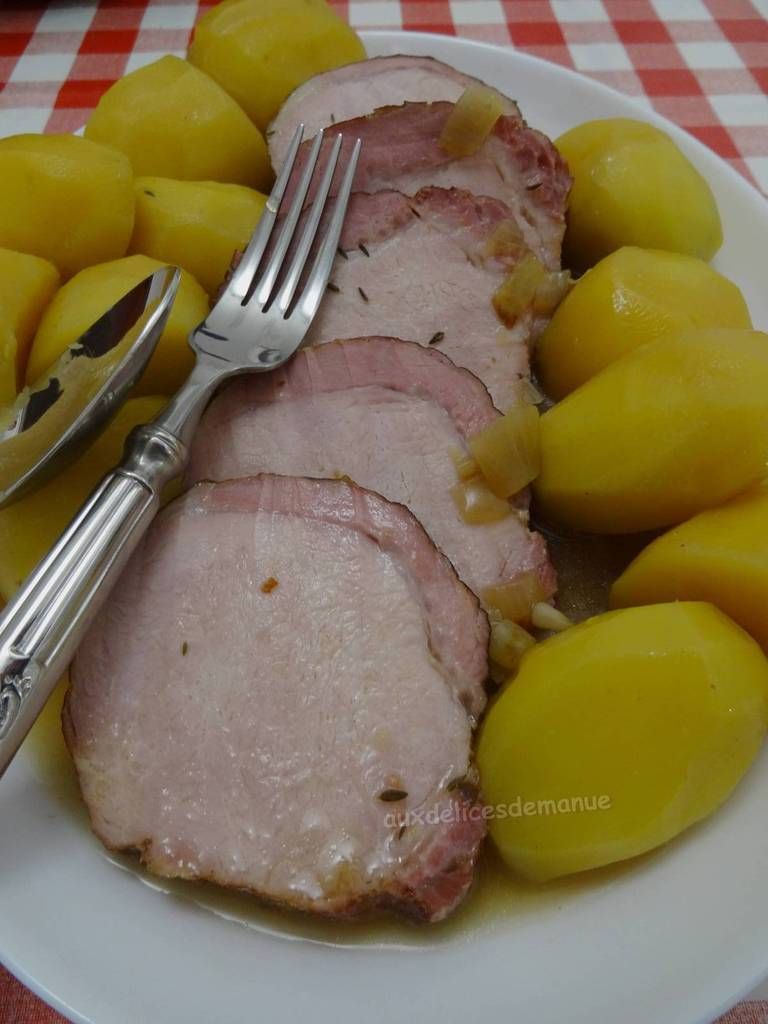 Rôti de porc fumé et pommes de terre, au Cookéo ou pas - auxdelicesdemanue