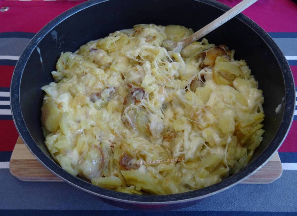 truffade, cantal, pommes de terre, plat régional, plat d'Auvergne