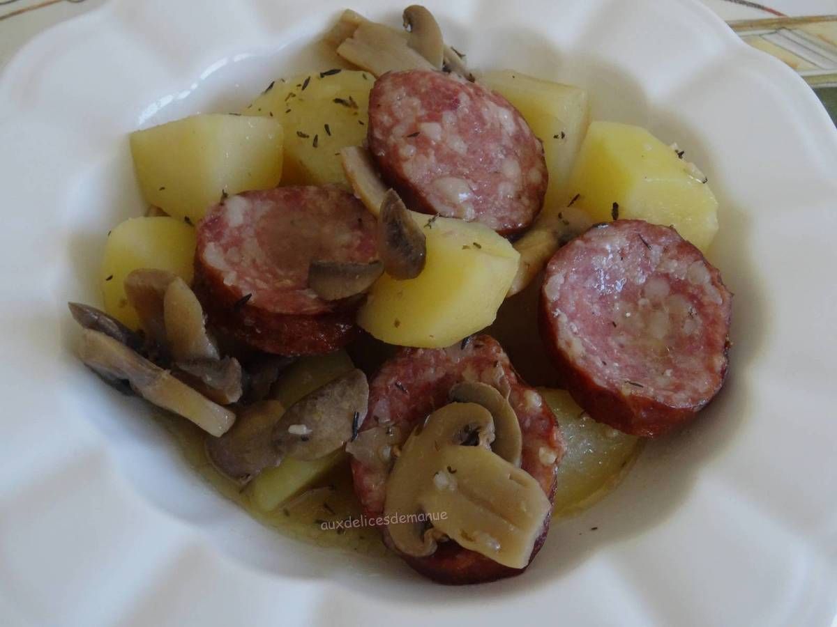Recette Avec Saucisse De Morteau Et Riz Pommes de terre et saucisse de Morteau, au Cookéo ou pas - auxdelicesdemanue