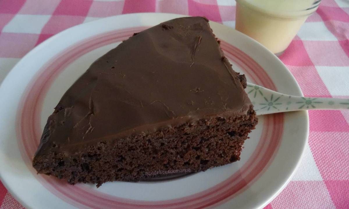 gâteau, chocolat, ganache, goûter, dessert, courgette 