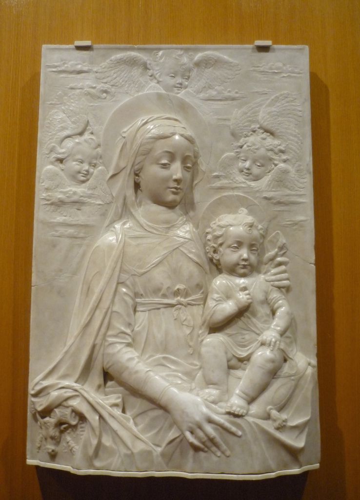Antonio Rossellino, atrib., Virgin and Child, Marble, before 1461