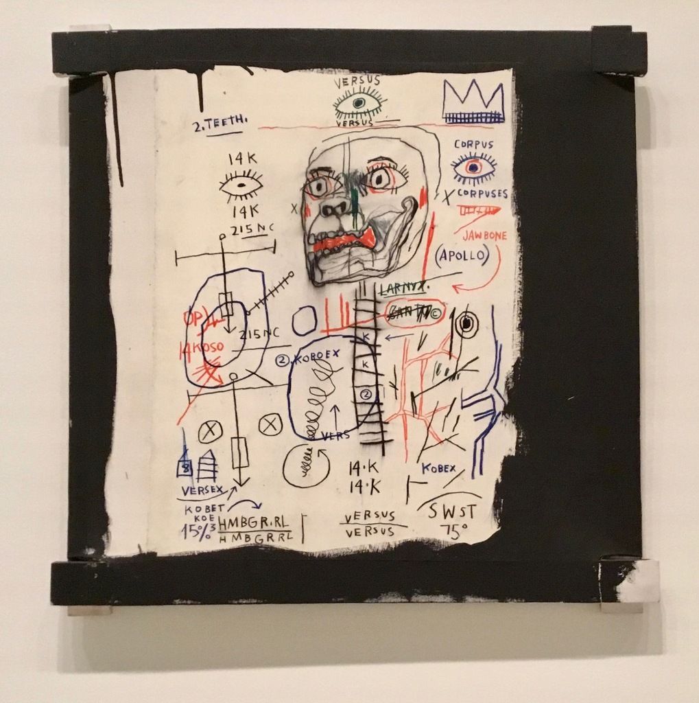 Santo 2, 1982, Acrylique, crayon gras et papier sur toile montée sur châssis en lattes de bois croisées, The Broad Art Foundation