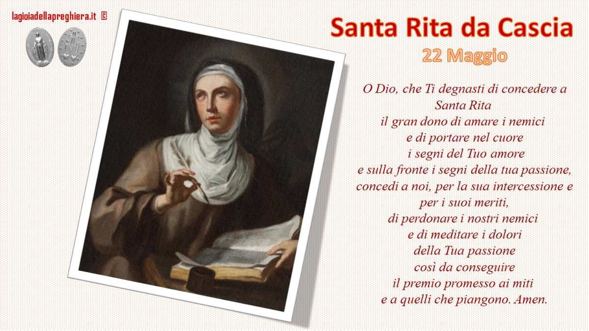 Preghiera A Santa Rita Da Cascia Per Ottenere Una Grazia