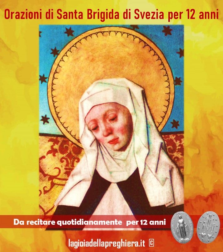 Orazioni Di Santa Brigida Per 12 Anni Le orazioni di Santa Brigida per 12 anni - La gioia della preghiera