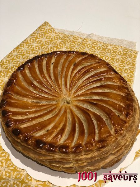 galette frangipane pommes vanille
