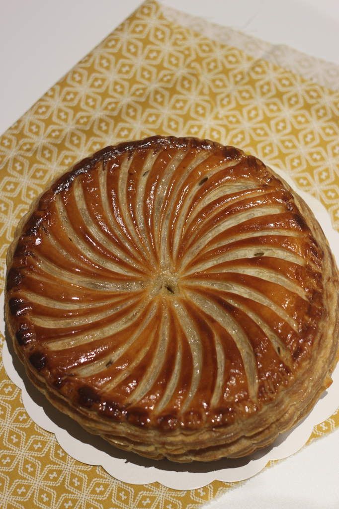galette frangipane pommes vanille