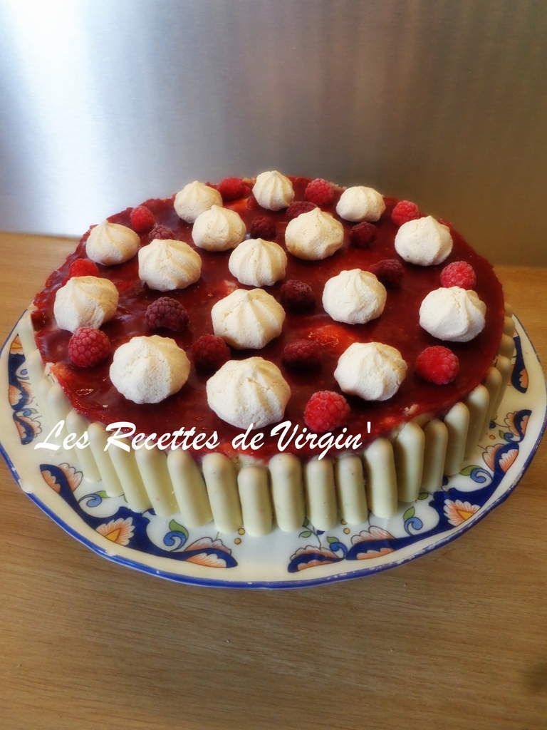 Bavarois Chocolat Blanc Framboises - Les Recettes De Virgin'