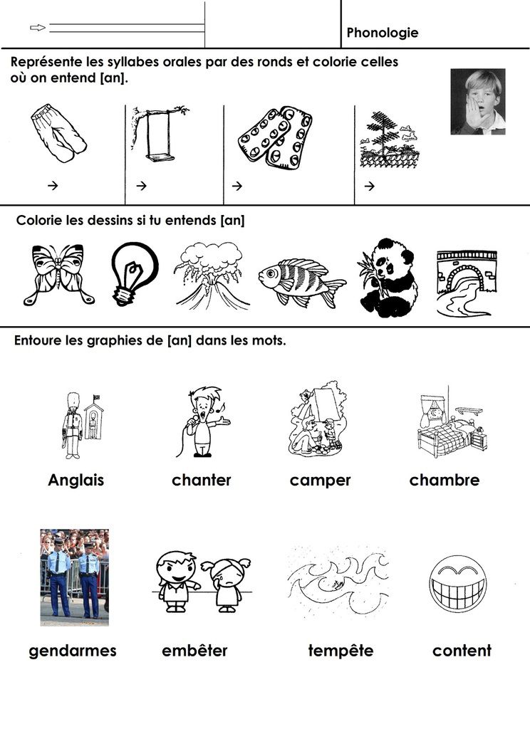 Phonologie Cp Le Son An Graphies An Am En Em Ecole Maternelle Gellow