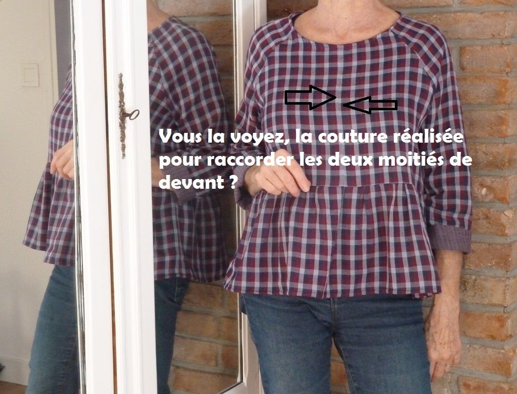 La blouse Marthe qui a failli finir à la poubelle.... - 4 bricoles...et plus