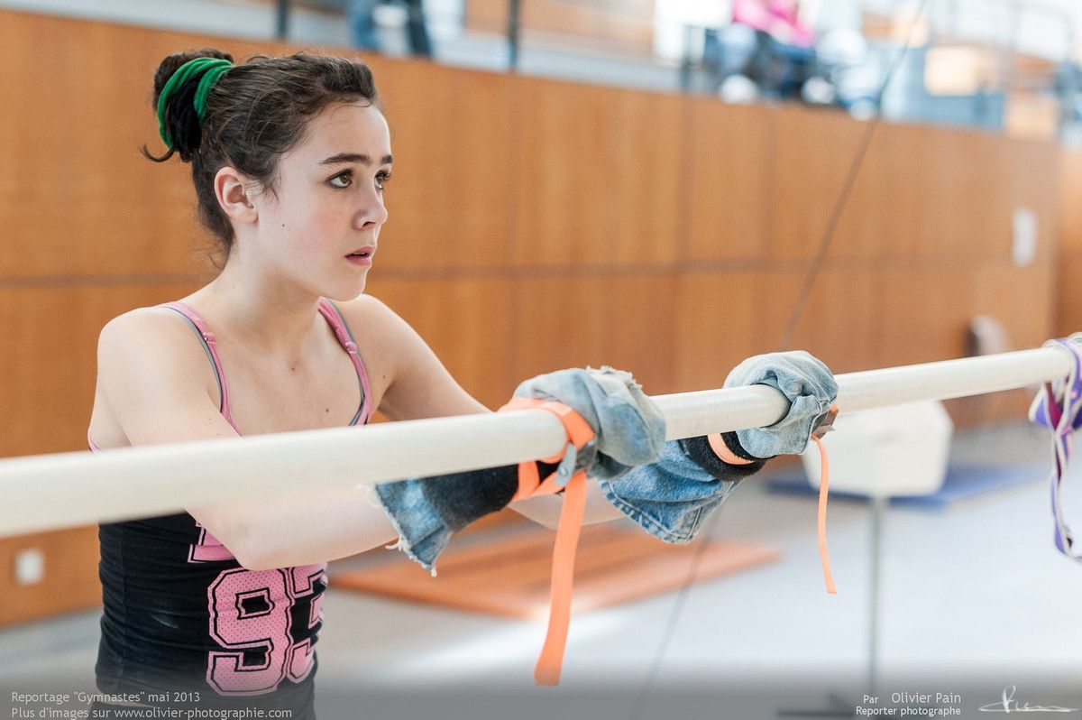 Reportage sur la gymnastique en France réalisé à Saint pierre des corps près de tours.