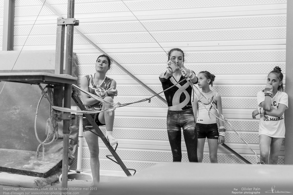 Reportage sur la gymnastique en France réalisé à la vallée violette à joué les Tours près de Tours