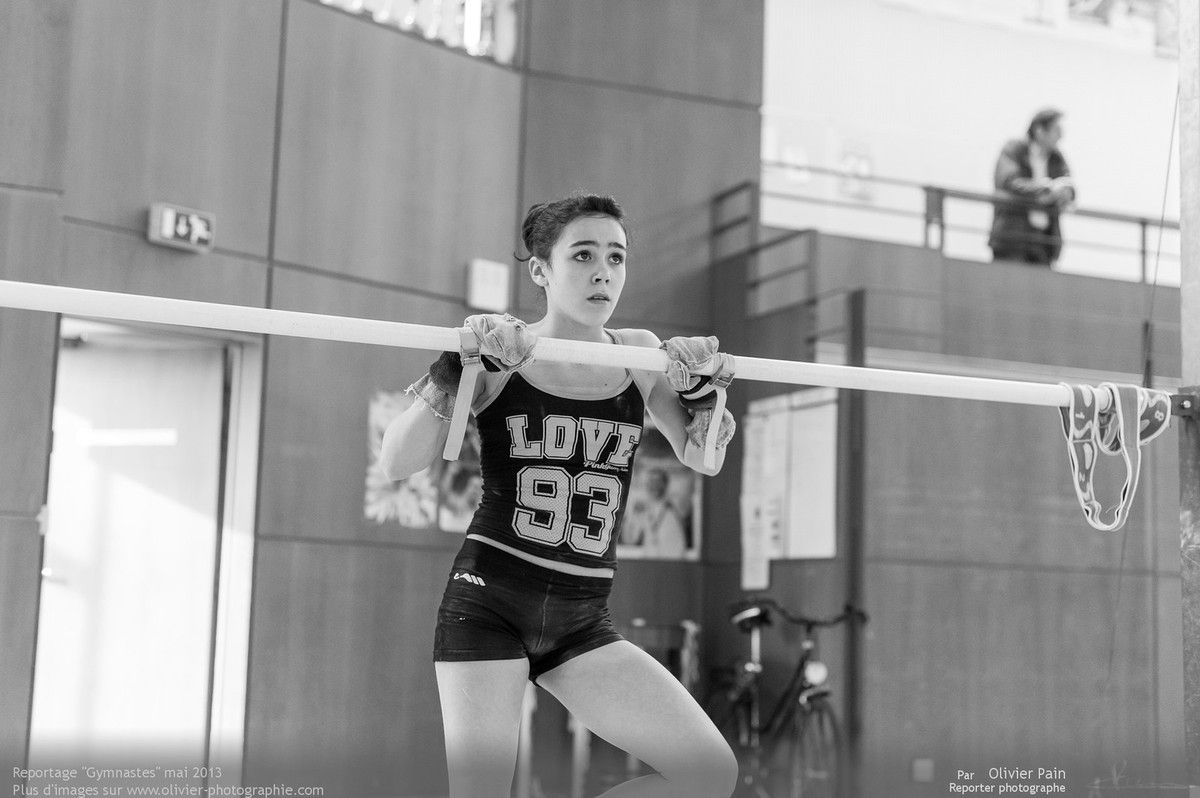 Reportage sur la gymnastique en France réalisé à Saint pierre des corps près de tours.