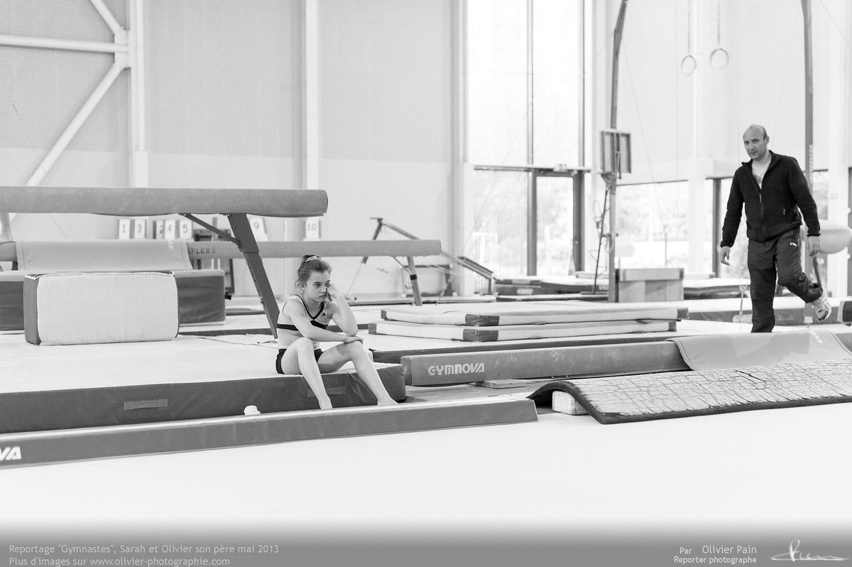 Reportage sur la gymnastique en France réalisé à Saint Pierre des Corps à quelques kilomètres de Tours en région centre.