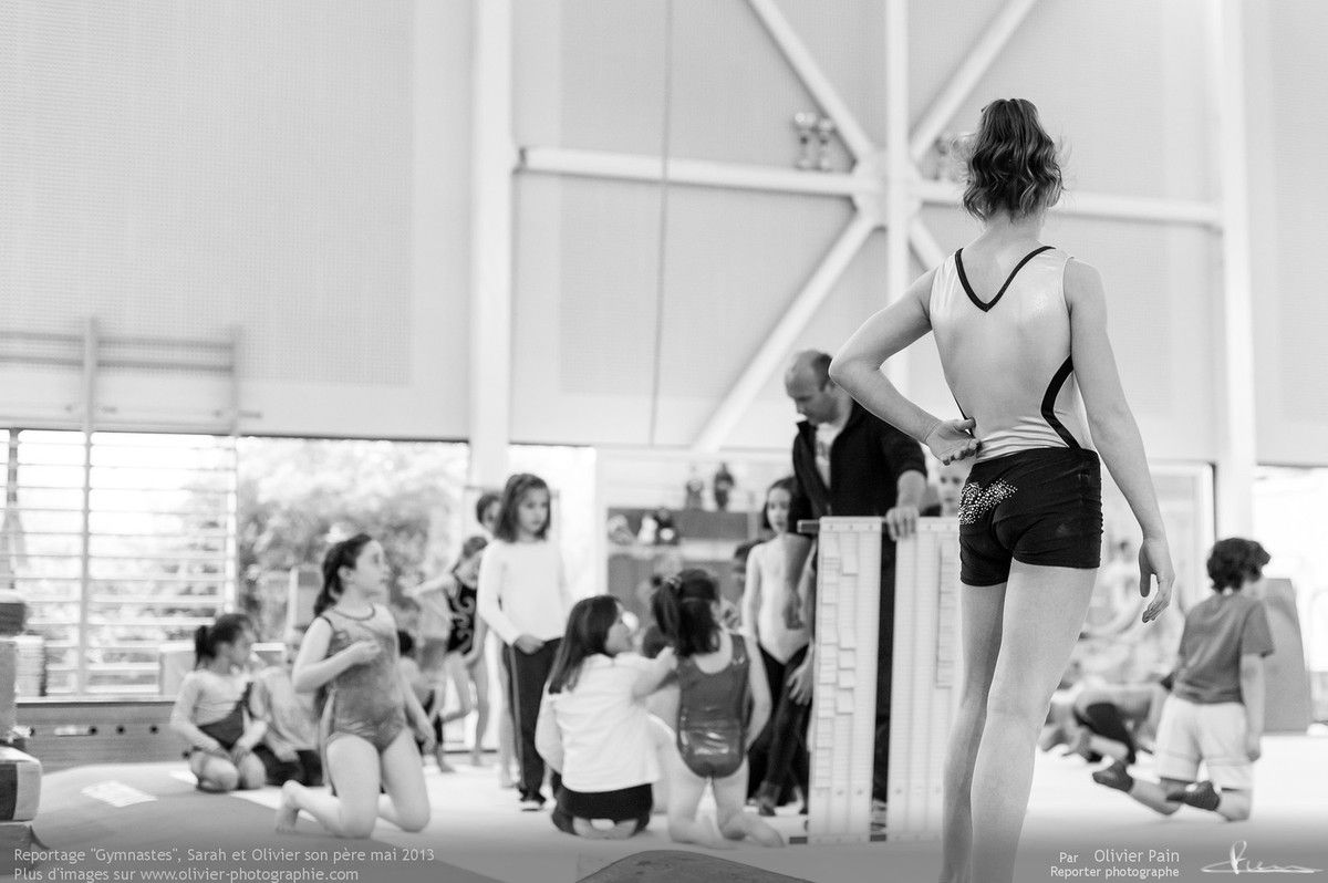 Reportage sur la gymnastique en France réalisé à Saint Pierre des Corps à quelques kilomètres de Tours en région centre.