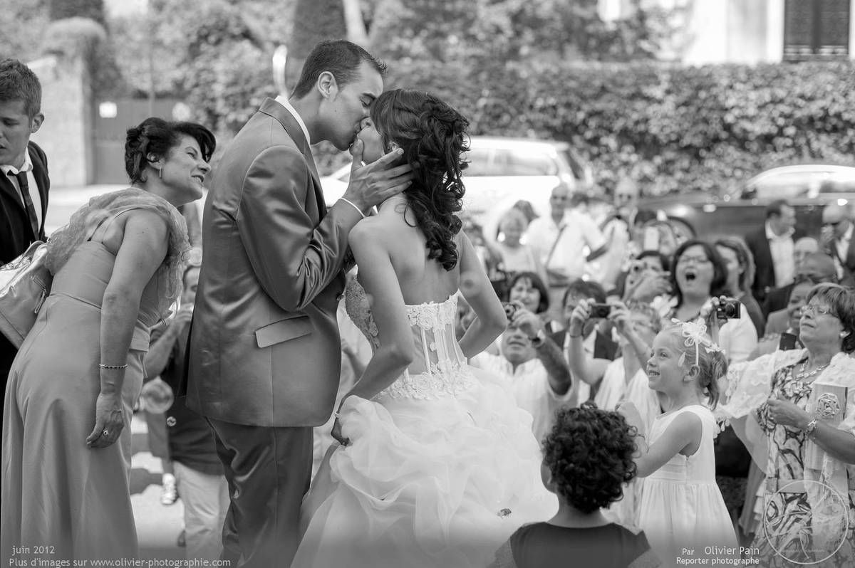Reportage lors d'un mariage à Tours. 