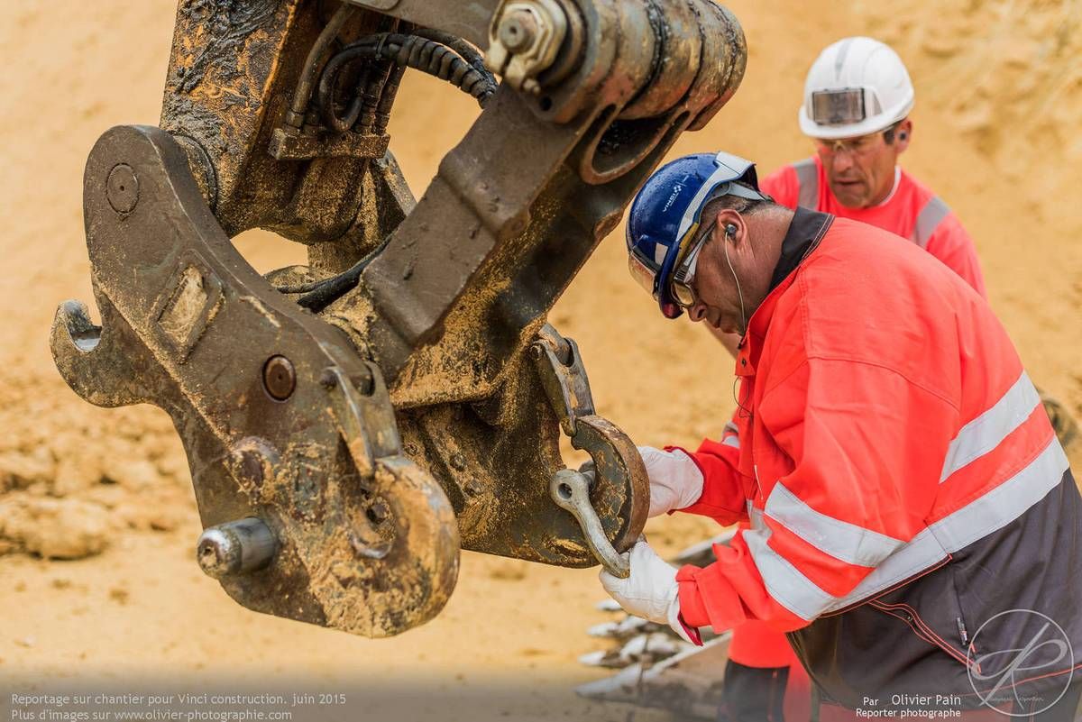 Reportage de suivi de chantier à tours. 