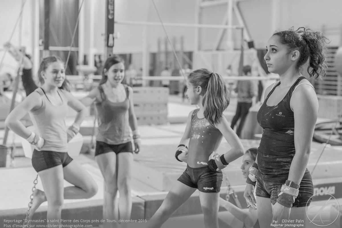 Reportage sur la gymnastique artistique féminine (GAF) réalisé à Saint Pierre des Corps près de Tours.