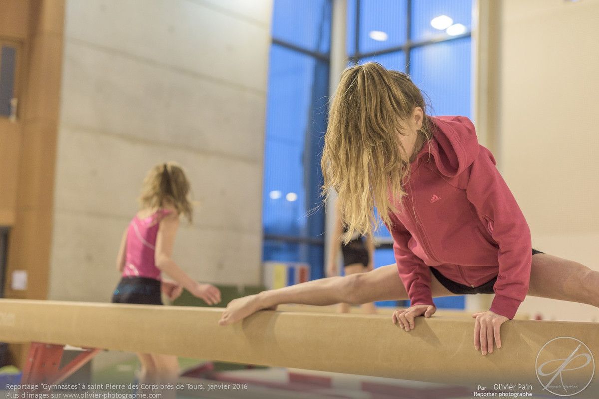 Reportage sur la gymnastique en france à Saint pierre des corps.