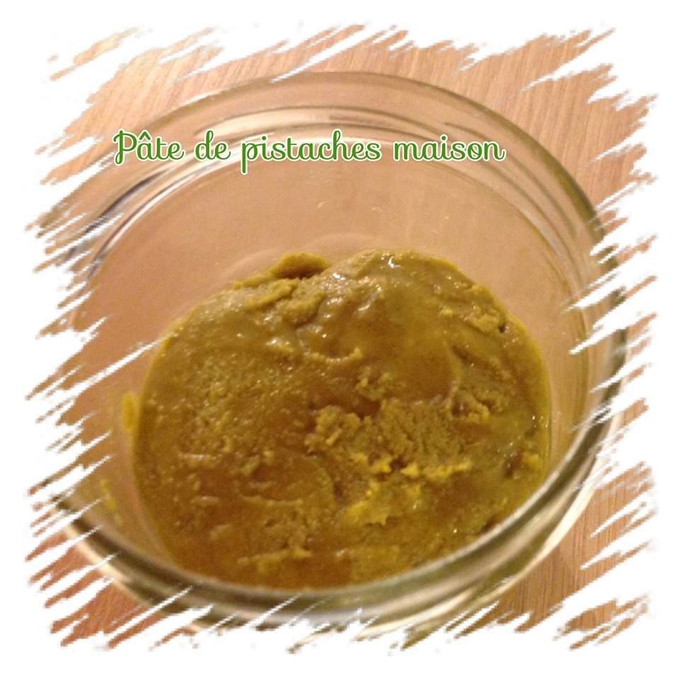 Pâte de pistache maison