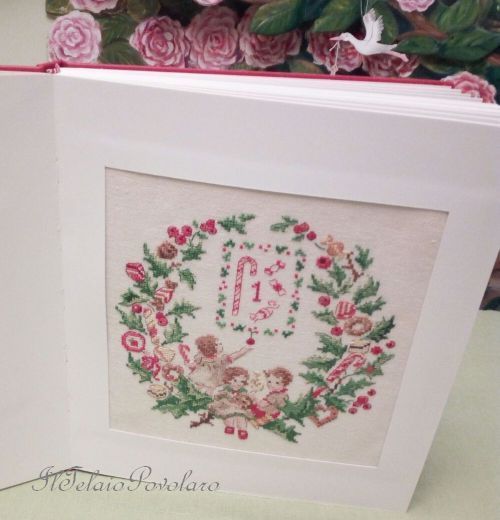 .. Et voilà anche il ricamo per il primo giorno dell'avvento