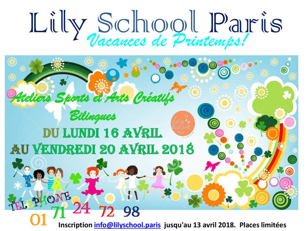 daycare center spring break lily school paris daycare spring break flyer