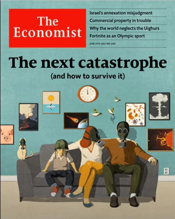 The Economist nouvelle couverture The next catastrophe MOINS de