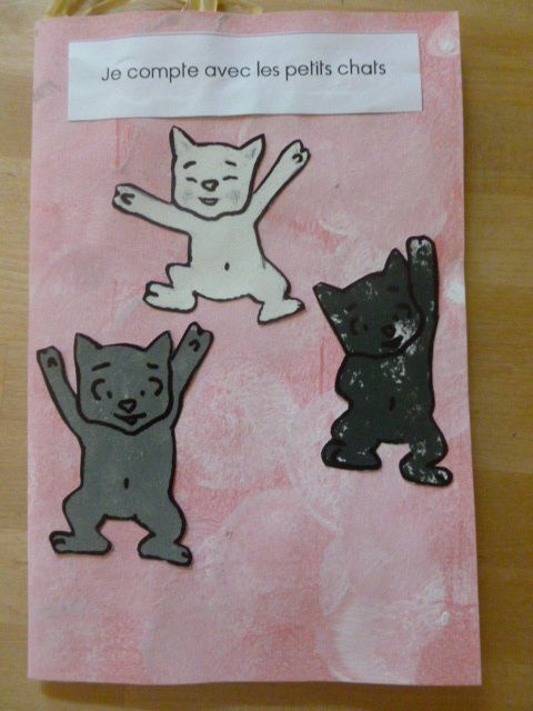 1,2,3 trois petits chats- Album à compter - Ecole Notre Dame, La Tour d
