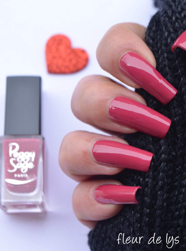 vernis ongles rose Peggy Sage